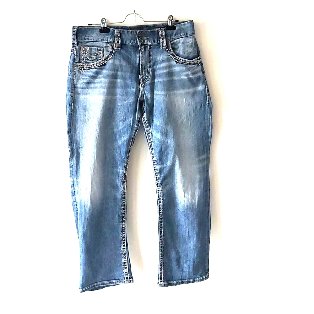 Silver Gordie Jean's Mens Size W31 L33